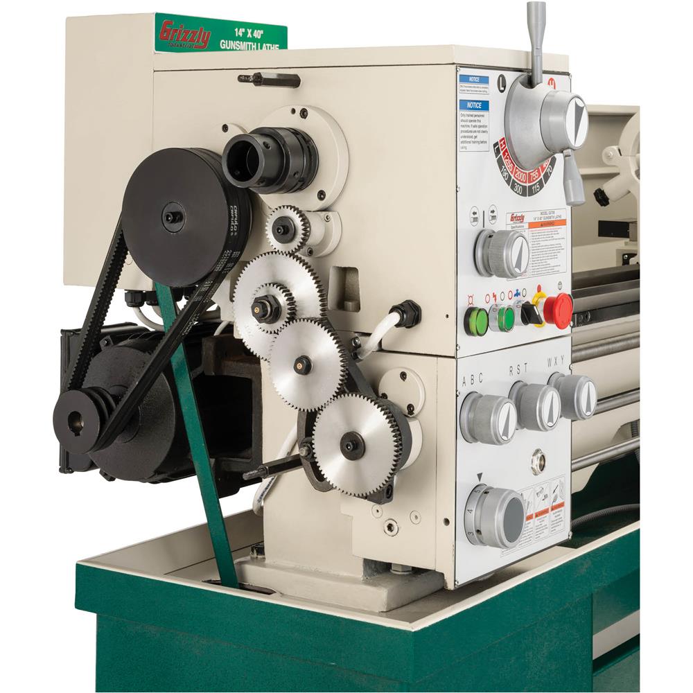 14" x 40" Gunsmith Gearhead Metal Lathe