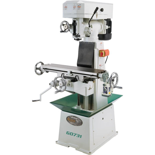 8" x 30" 1-1/2 HP Vertical Mill with Power Feed