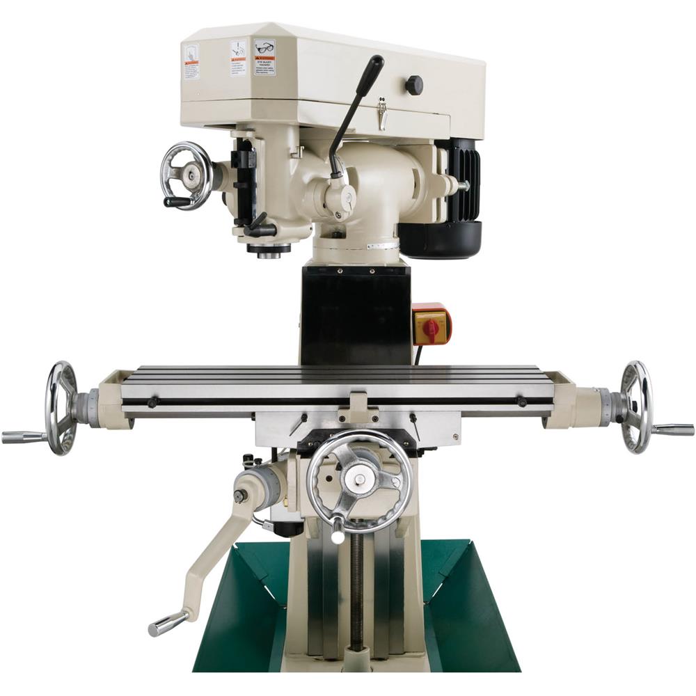 8" x 30" 1-1/2 HP Vertical Mill with Power Feed
