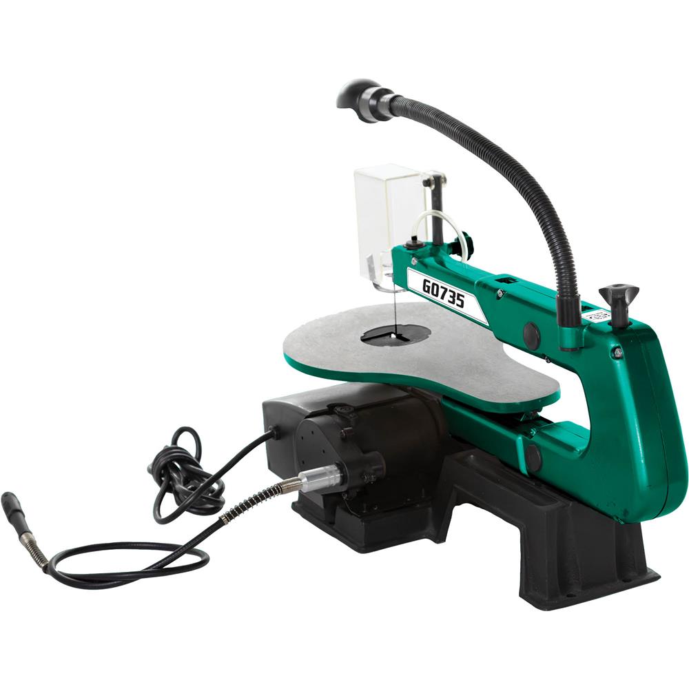 16" Variable-Speed Scroll Saw w/ Flexible Shaft Grinder
