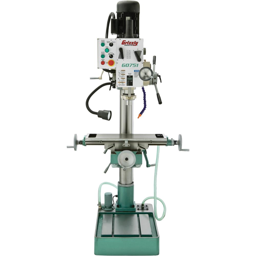 22" Heavy-Duty Gearhead Drill Press w/ Cross-Slide Table