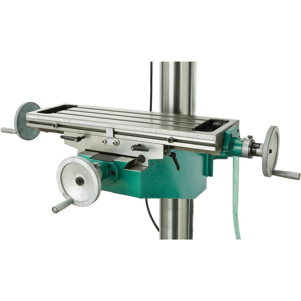 22" Heavy-Duty Gearhead Drill Press w/ Cross-Slide Table