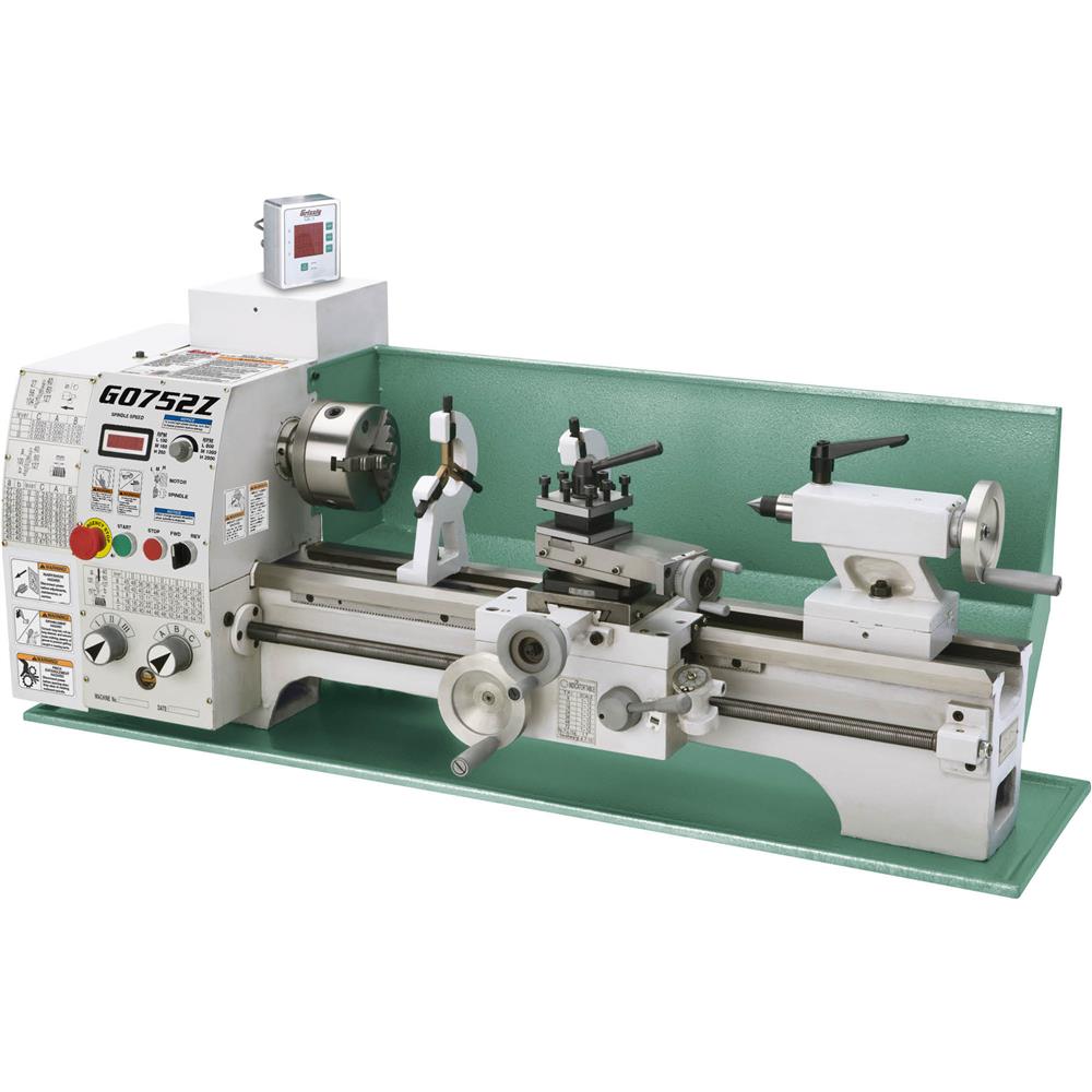 10" x 22" Variable-Speed Benchtop Metal Lathe with DRO