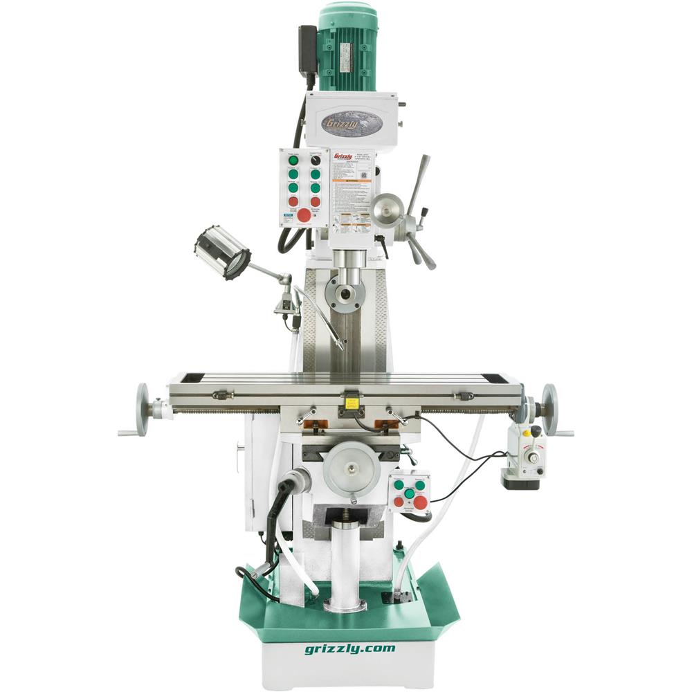 9" x 39" 2 HP Horizontal/Vertical Mill with Power Feed