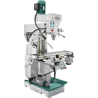 9" x 39" 2 HP Horizontal/Vertical Mill with Power Feed
