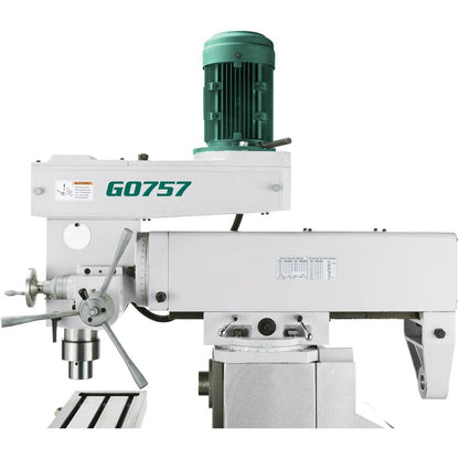 9" x 39" 2 HP Horizontal/Vertical Mill with Power Feed