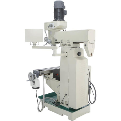 9" x 39" 3 HP Variable-Speed Horizontal/Vertical Mill with DRO