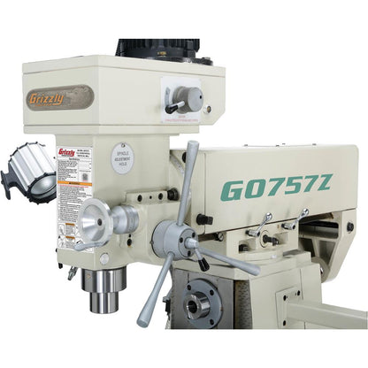 9" x 39" 3 HP Variable-Speed Horizontal/Vertical Mill with DRO
