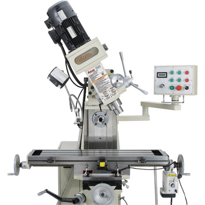 9" x 39" 3 HP Variable-Speed Horizontal/Vertical Mill with DRO