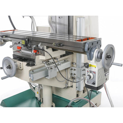 9" x 39" 3 HP Variable-Speed Horizontal/Vertical Mill with DRO