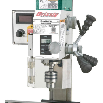 6" x 20" 3/4 HP Mill/Drill