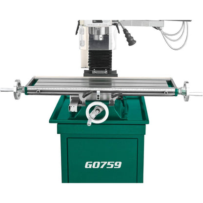 7" x 27" 1 HP Mill/Drill w/ Stand & DRO