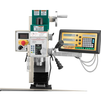 7" x 27" 1 HP Mill/Drill w/ Stand & DRO