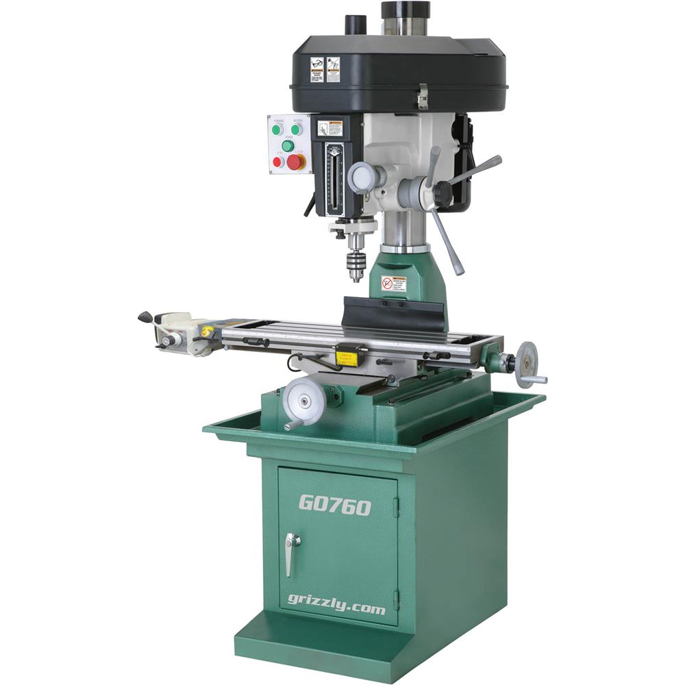 8" x 29" 2 HP Mill/Drill with Stand and Power Feed