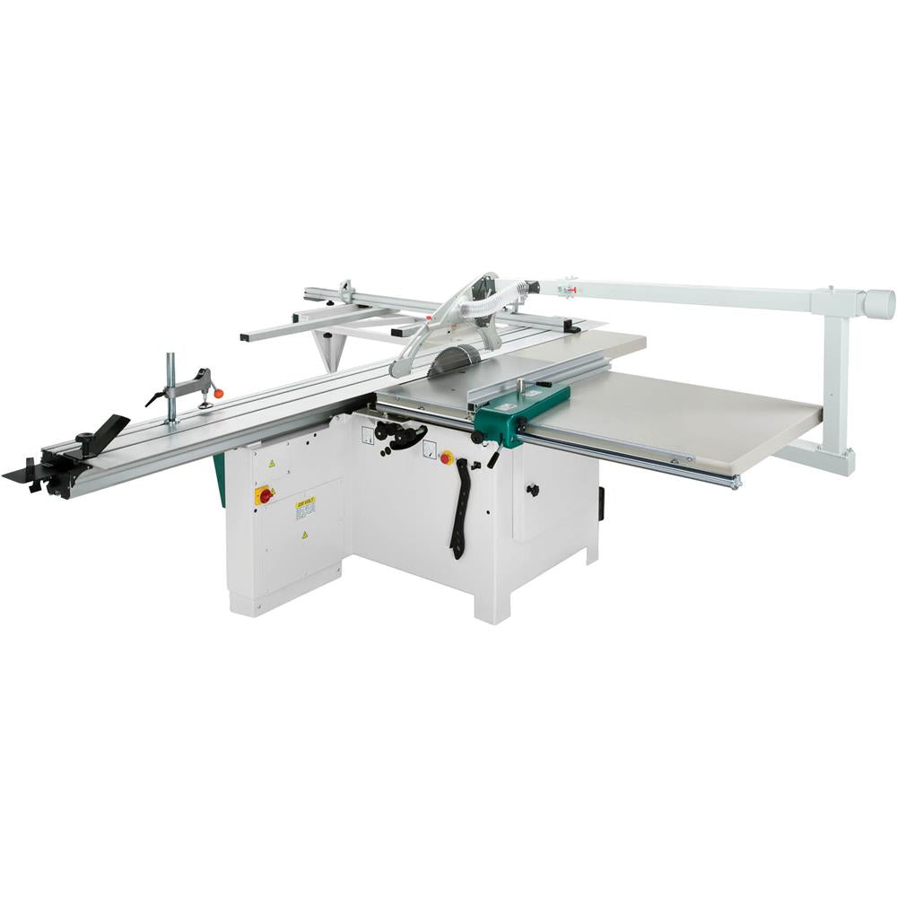14" 10 HP 3-Phase Sliding Table Saw with 124" Cutting Capacity