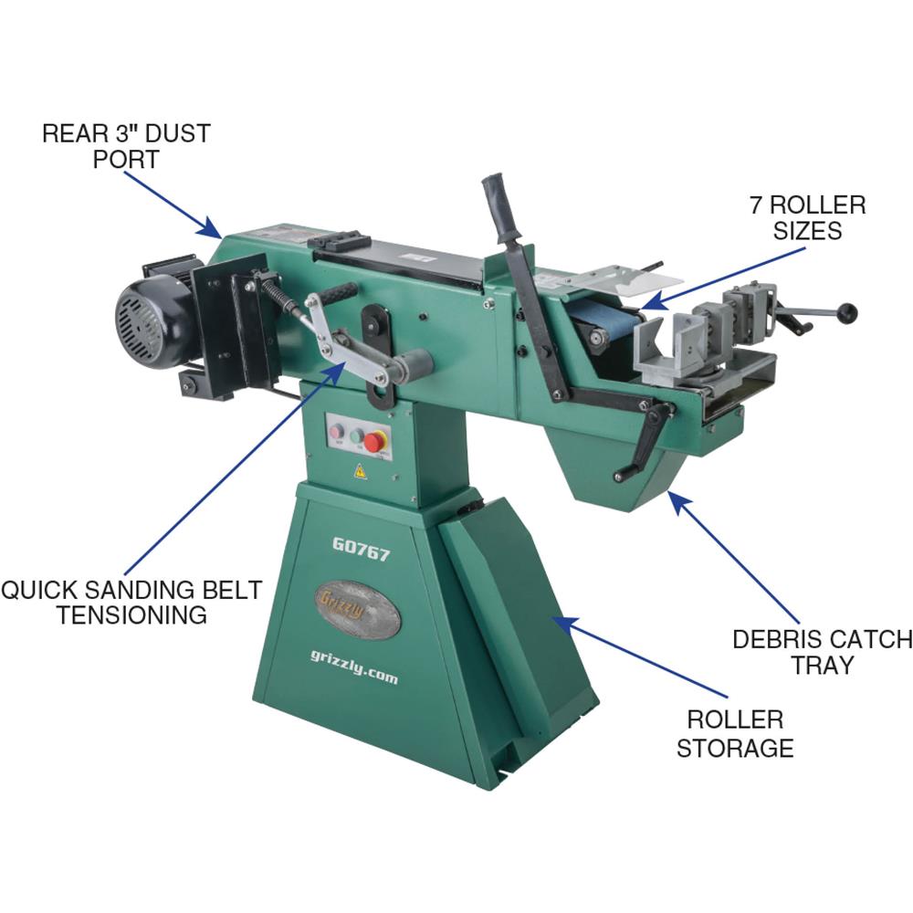 4" x 79" Abrasive Tube Notcher