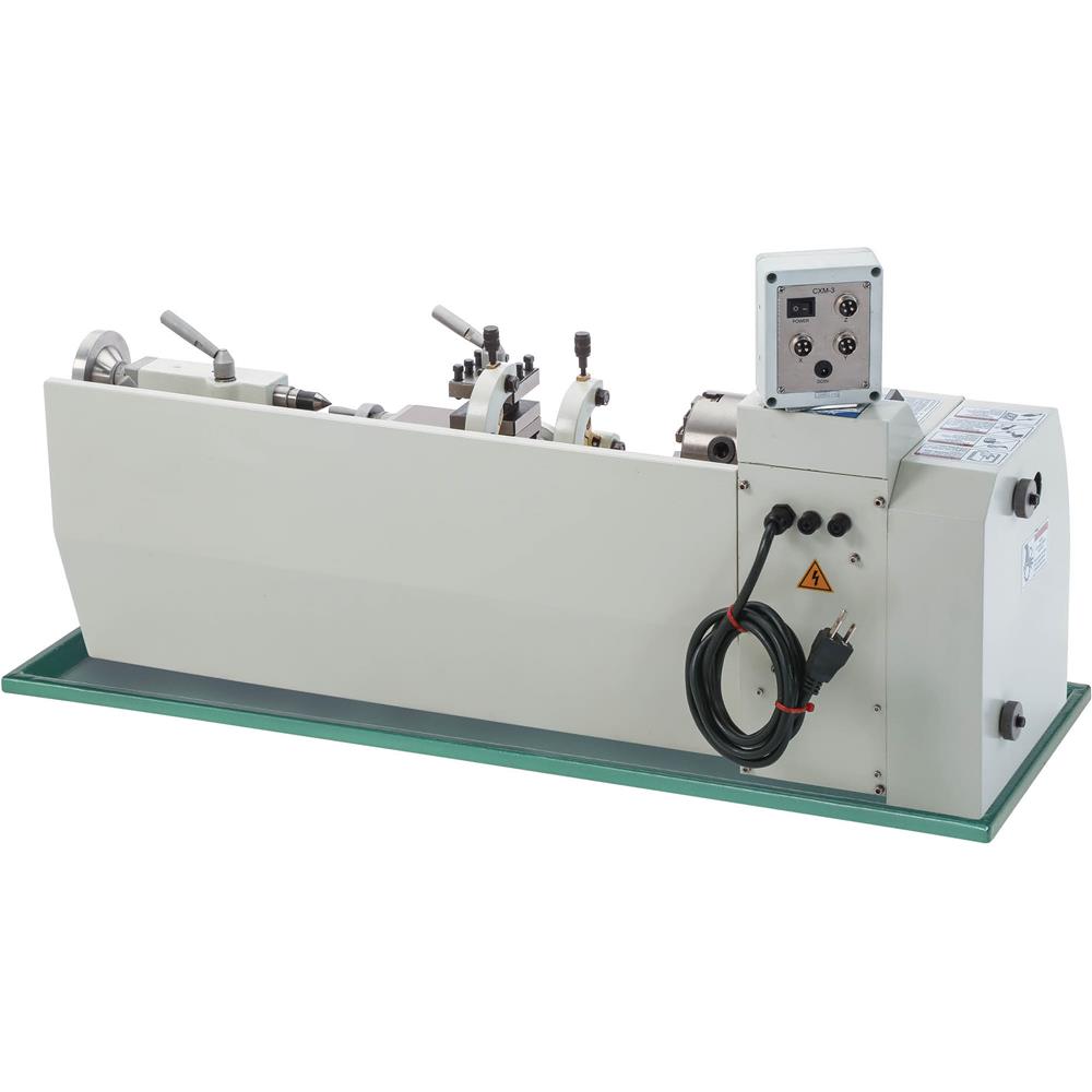 8" x 16" Variable-Speed Benchtop Metal Lathe with DRO