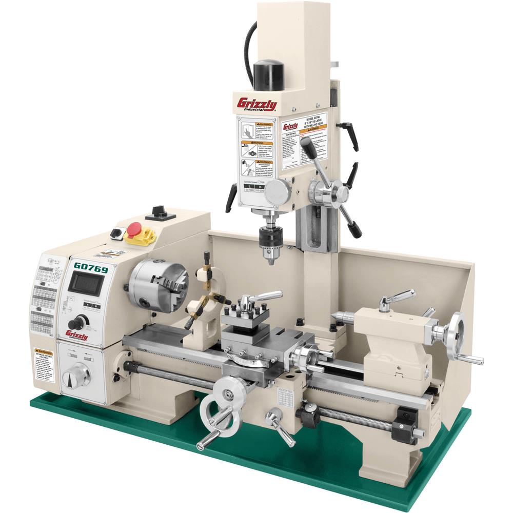 8" x 16" Variable-Speed Combination Lathe/Mill