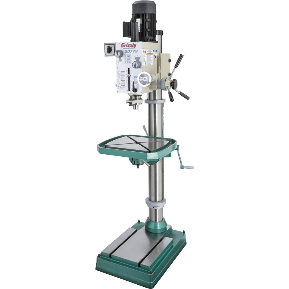 23-3/8" Heavy-Duty Floor Model Gearhead Drill Press