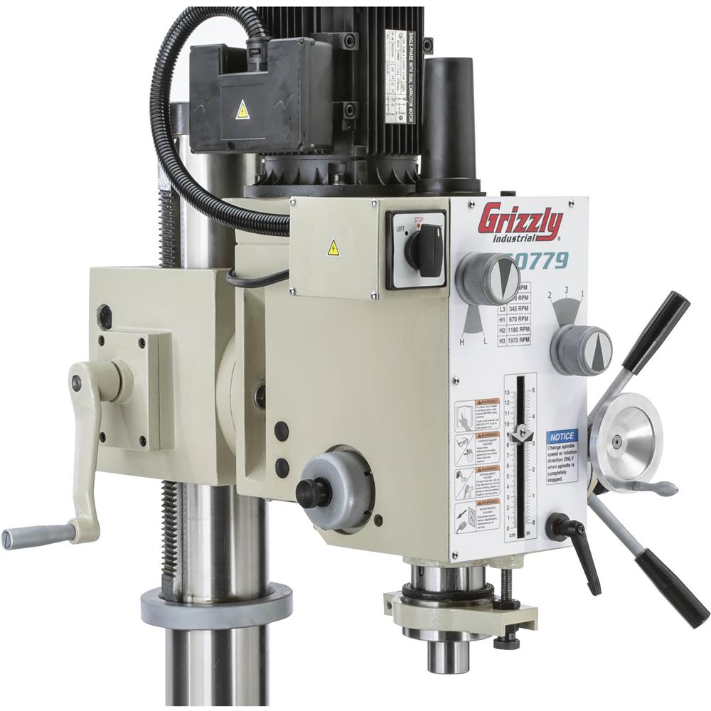 23-3/8" Heavy-Duty Floor Model Gearhead Drill Press