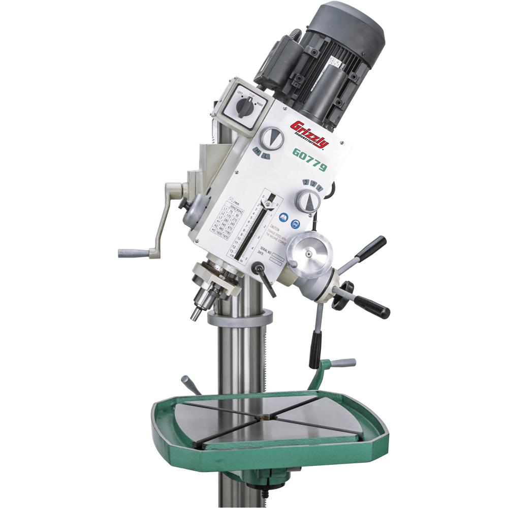 23-3/8" Heavy-Duty Floor Model Gearhead Drill Press