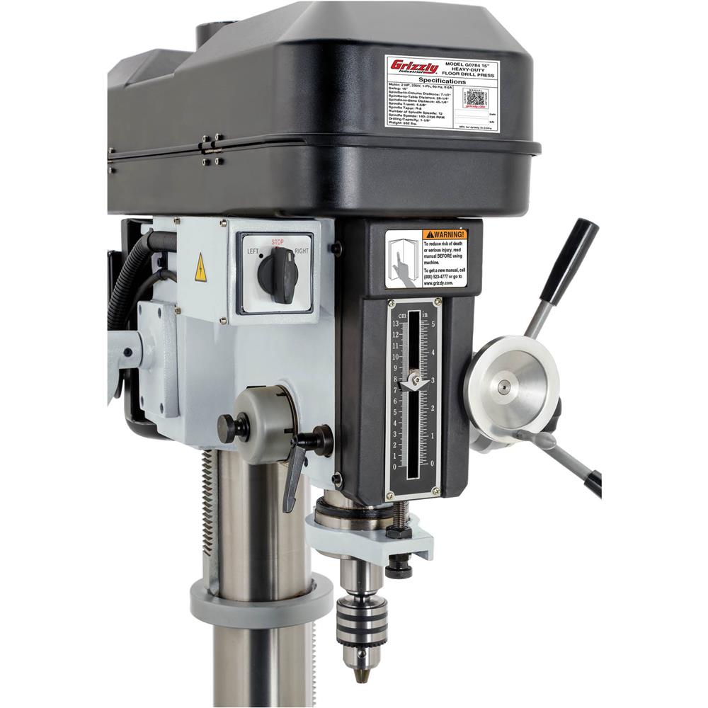 15" Heavy-Duty Floor Drill Press