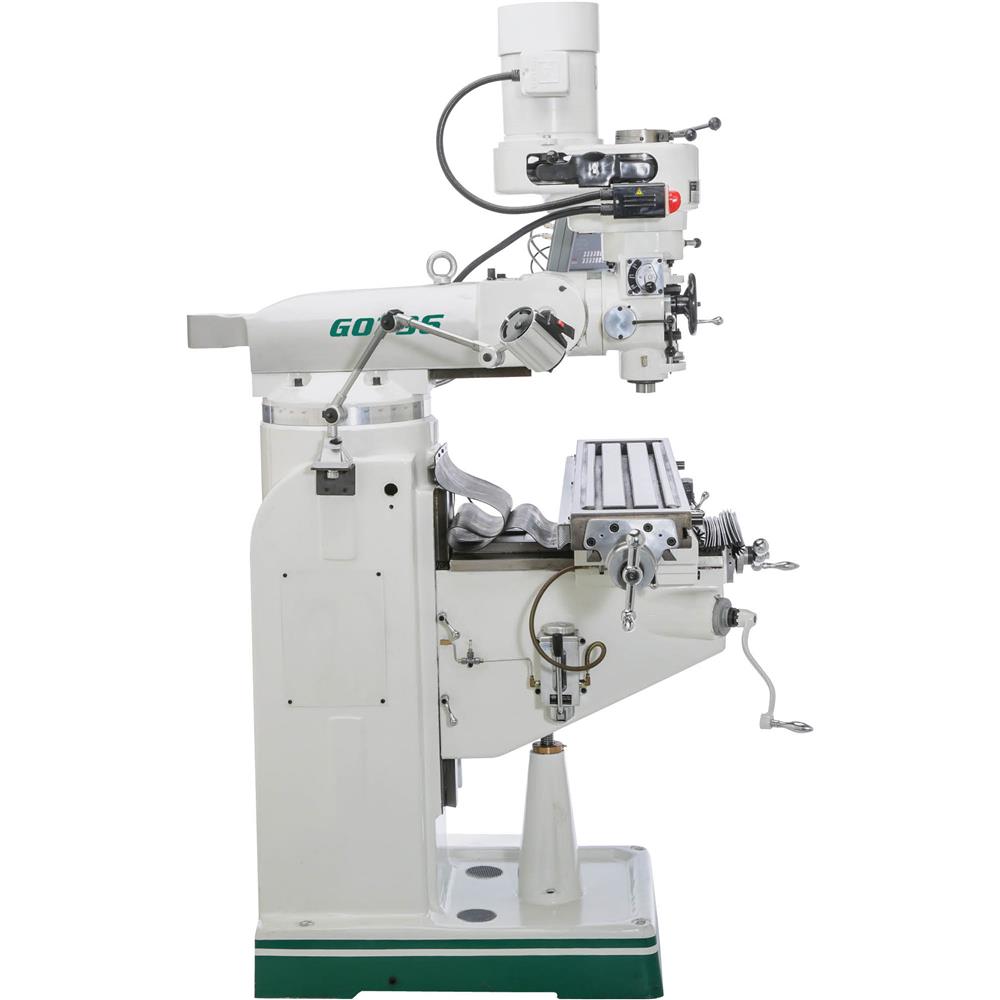 9" x 49" Vertical Mill with Power Feed and DRO