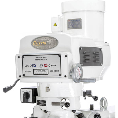 10" x 50" 3 HP Variable-Speed Vertical Mill with Power Feed and DRO
