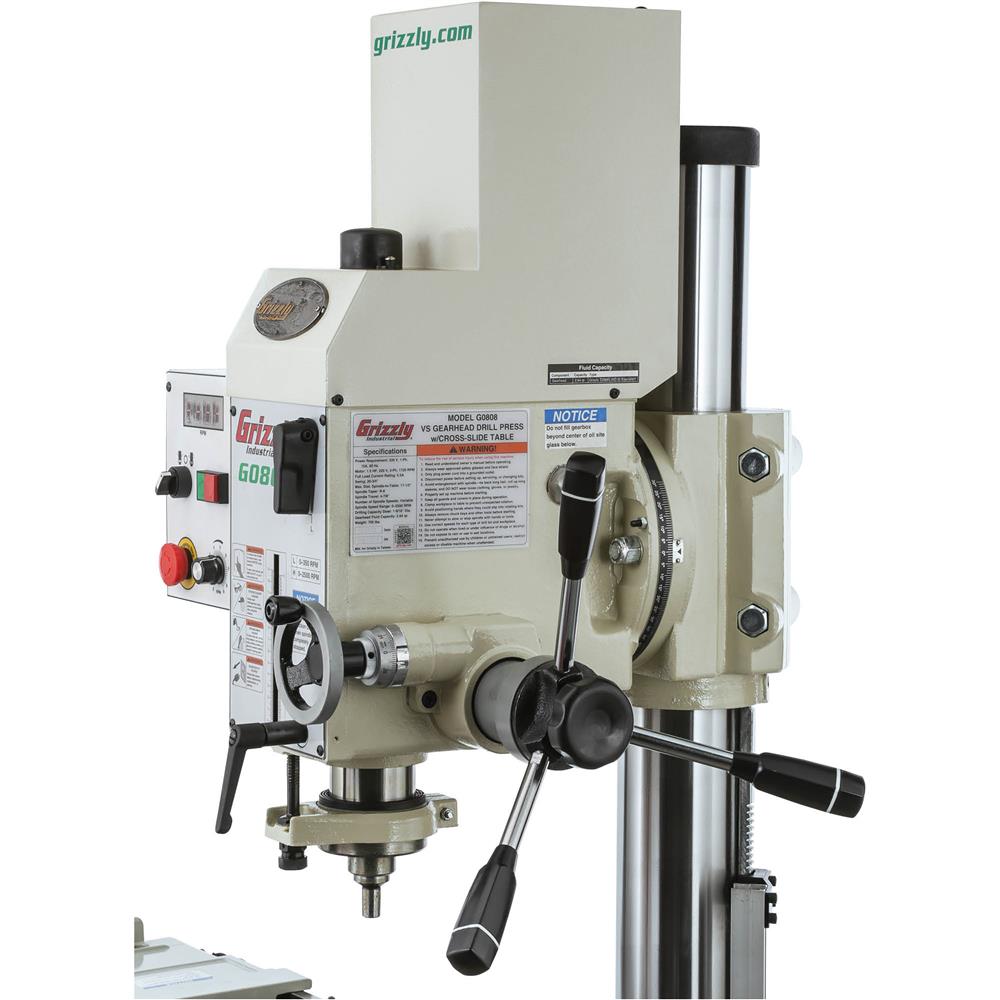 20-3/4" Gearhead Drill Press w/ Cross-Slide Table