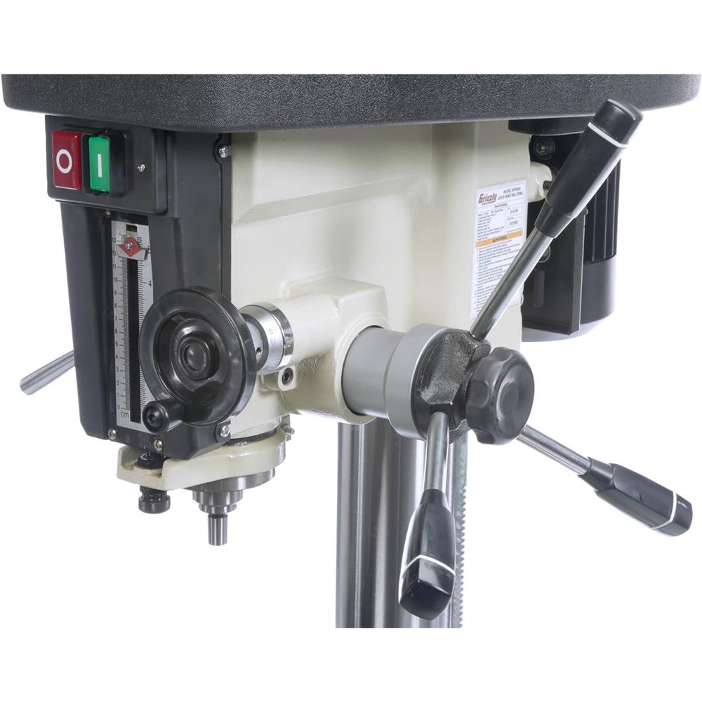 16" Drill Press w/ Cross-Slide Table & Power Feed