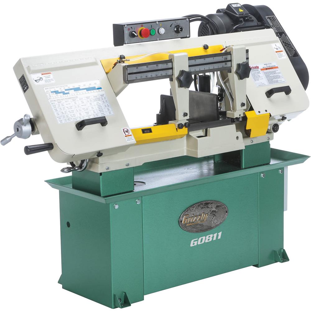 9" x 16" 1-1/2 HP Horizontal Metal-Cutting Bandsaw