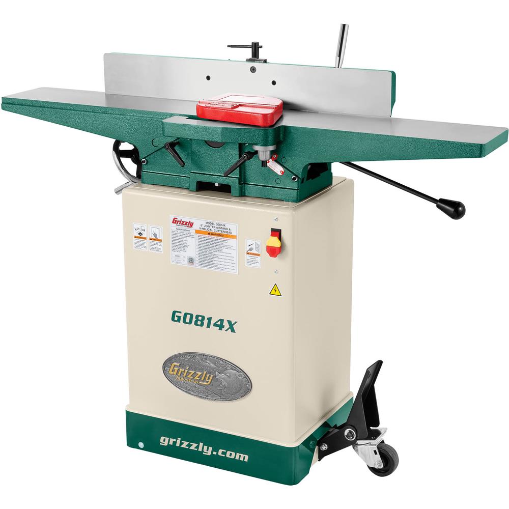 6" Jointer with V-Helical Cutterhead