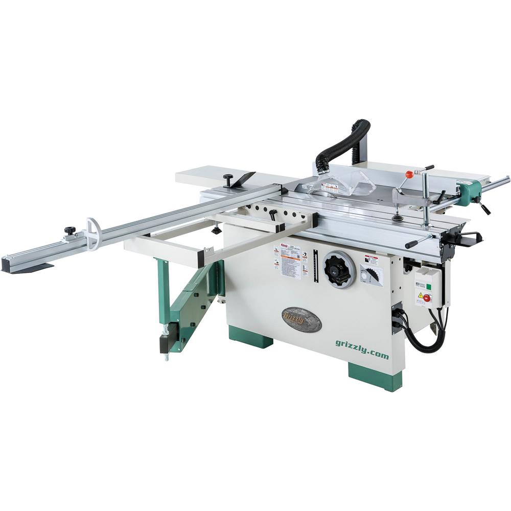 12" 7-1/2 HP 3-Phase Compact Sliding Table Saw