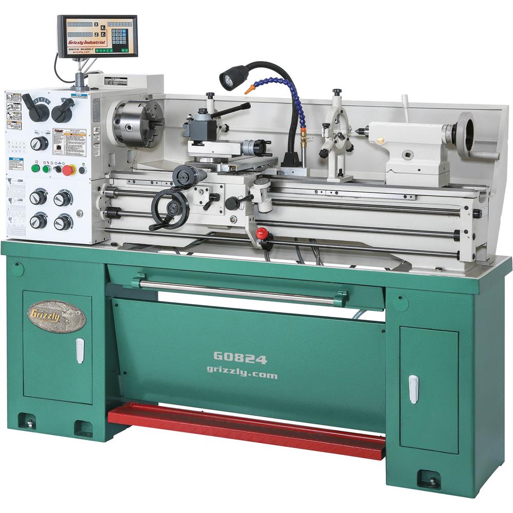 14" x 40" 2-1/2 HP Gunsmithing Metal Lathe w/ DRO