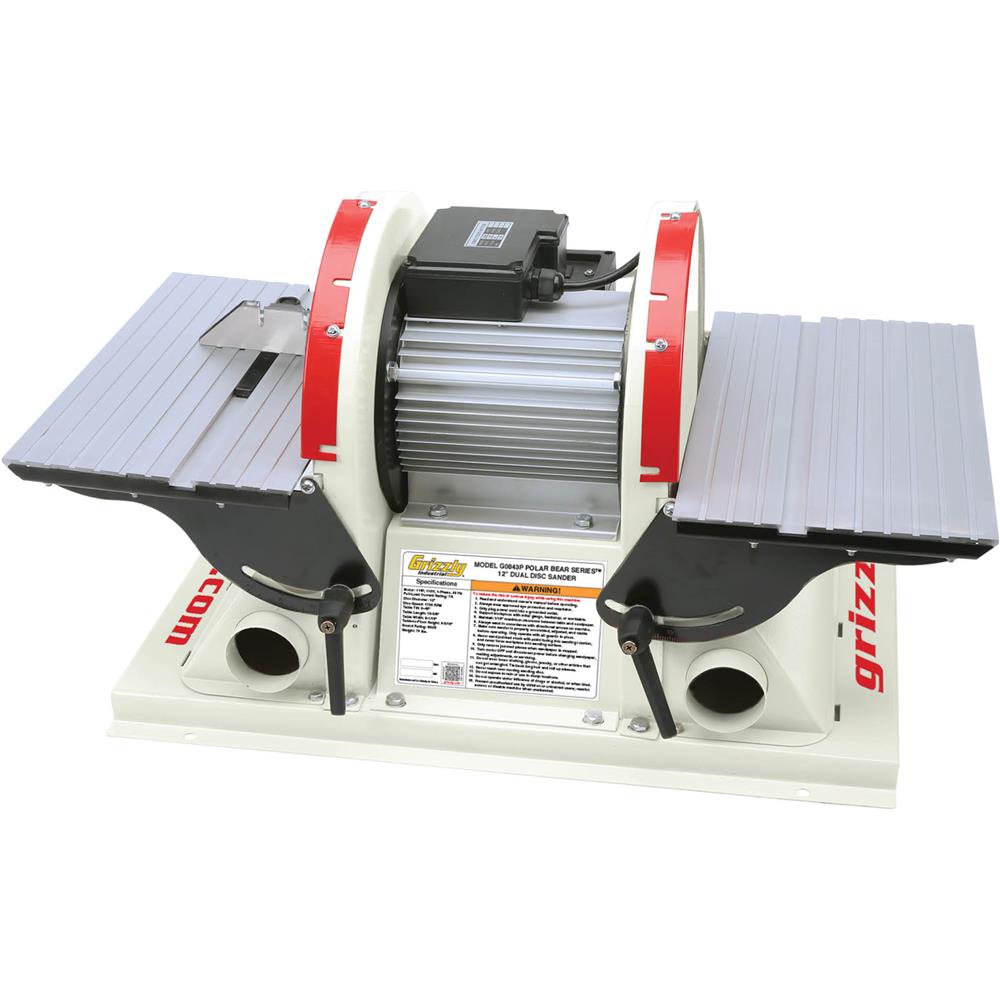 12" Double Disc Sander - Polar Bear Series