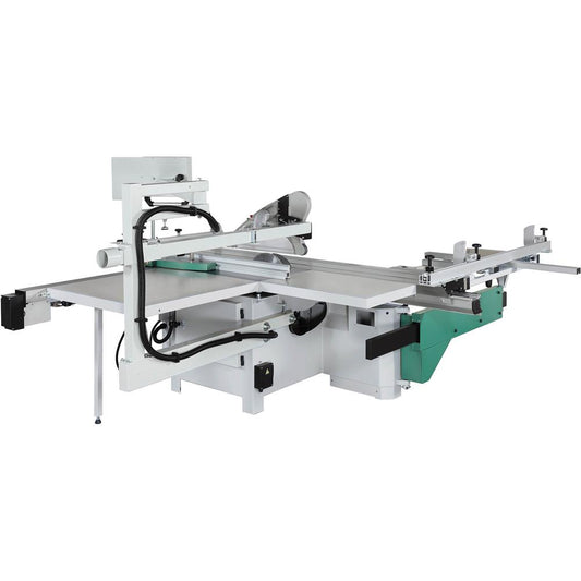 14" 10 HP 3-Phase Sliding Table Saw with DRO and CNC Fence