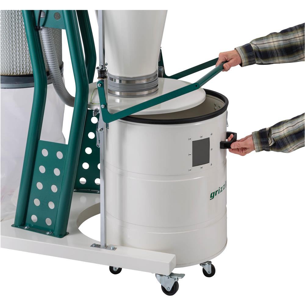 2 HP Portable Cyclone Dust Collector