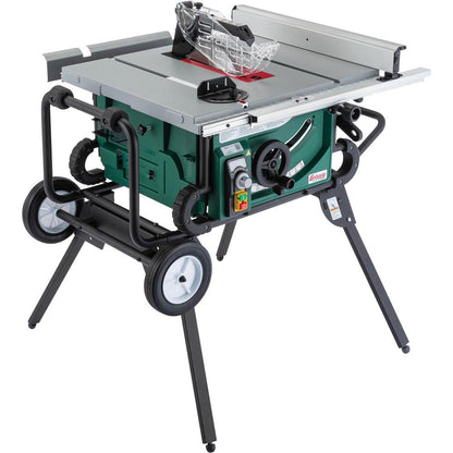 10" 2 HP Portable Table Saw w/ Roller Stand