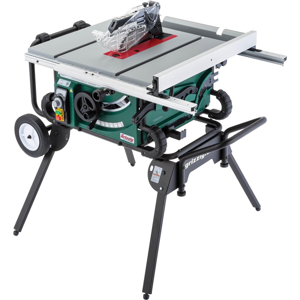 10" 2 HP Portable Table Saw w/ Roller Stand