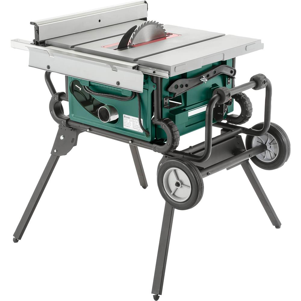 10" 2 HP Portable Table Saw w/ Roller Stand