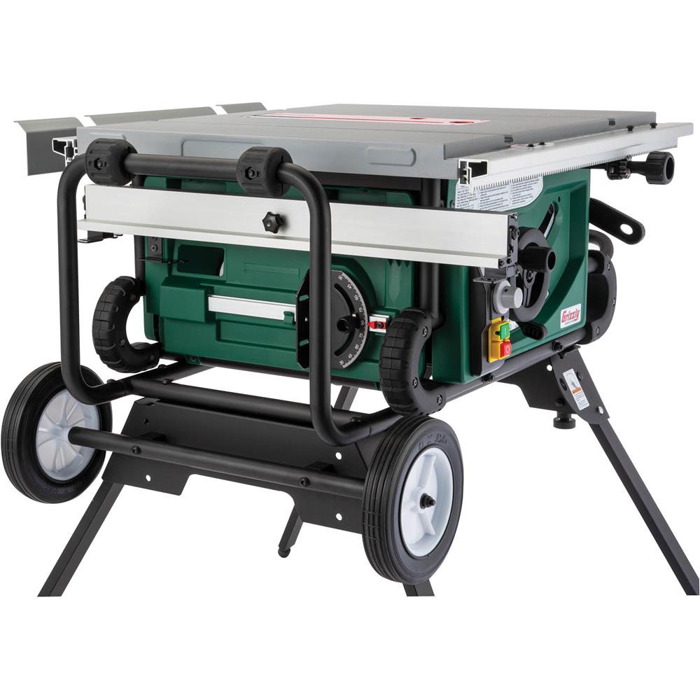 10" 2 HP Portable Table Saw w/ Roller Stand
