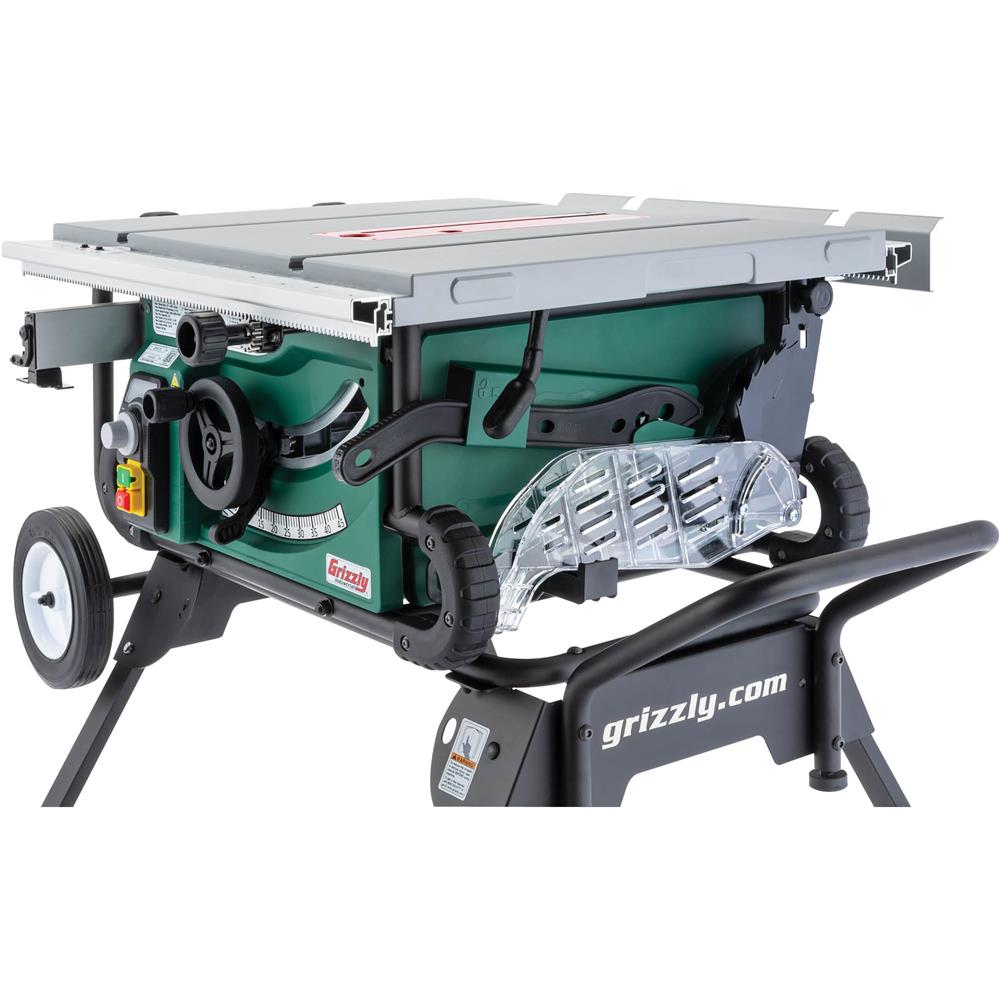 10" 2 HP Portable Table Saw w/ Roller Stand