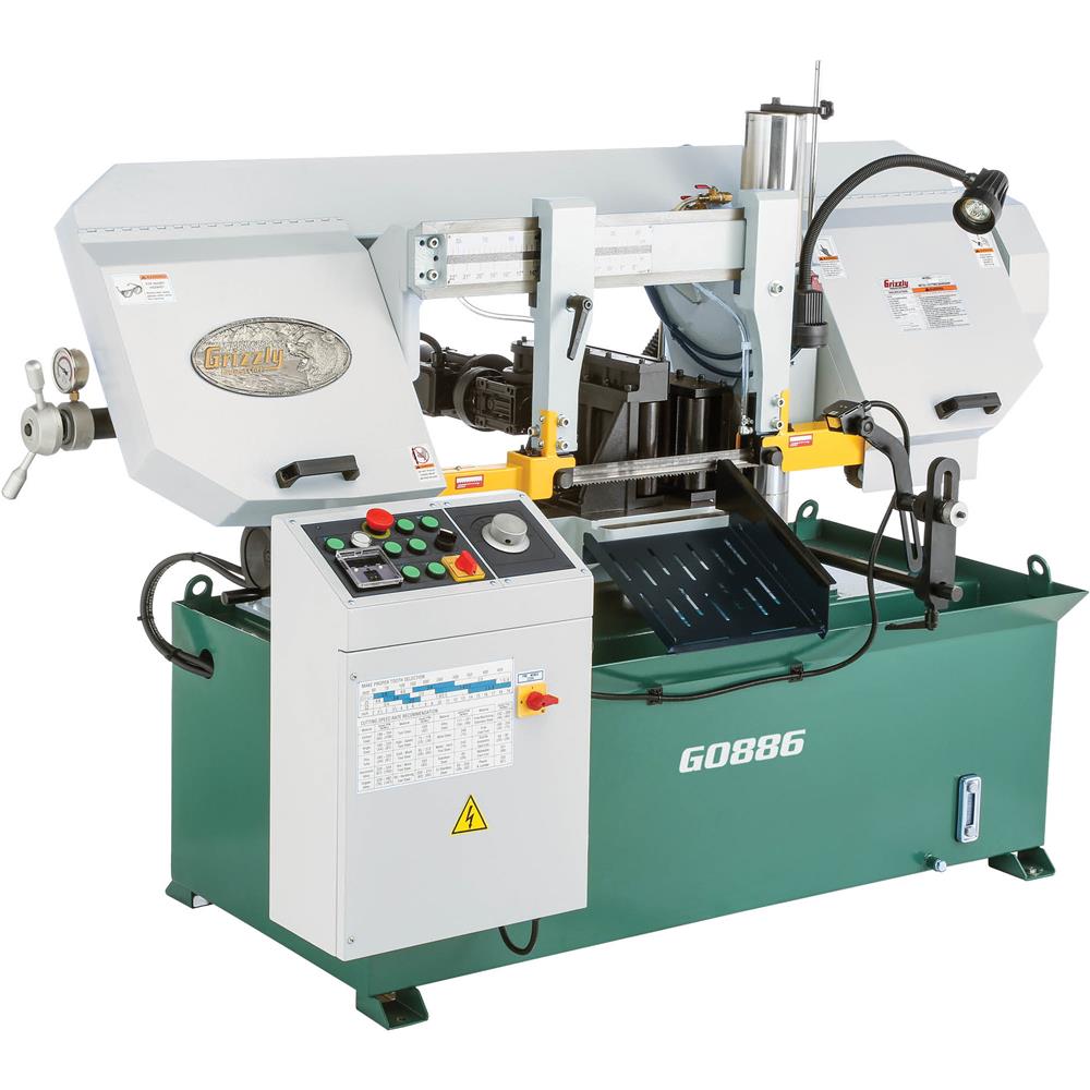 12" x 14" 3 HP 3-Phase Auto Metal-Cutting Bandsaw