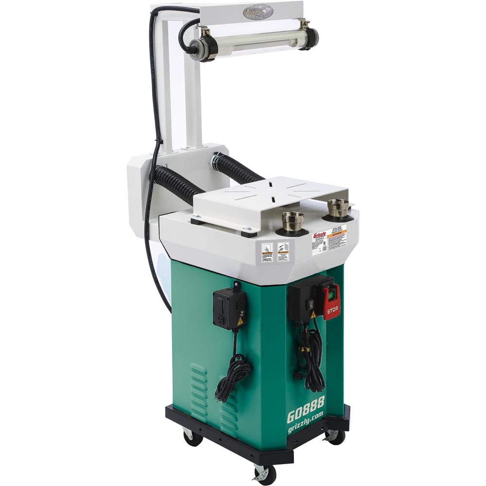 Deluxe Buffer Grinder Stand and Workstation