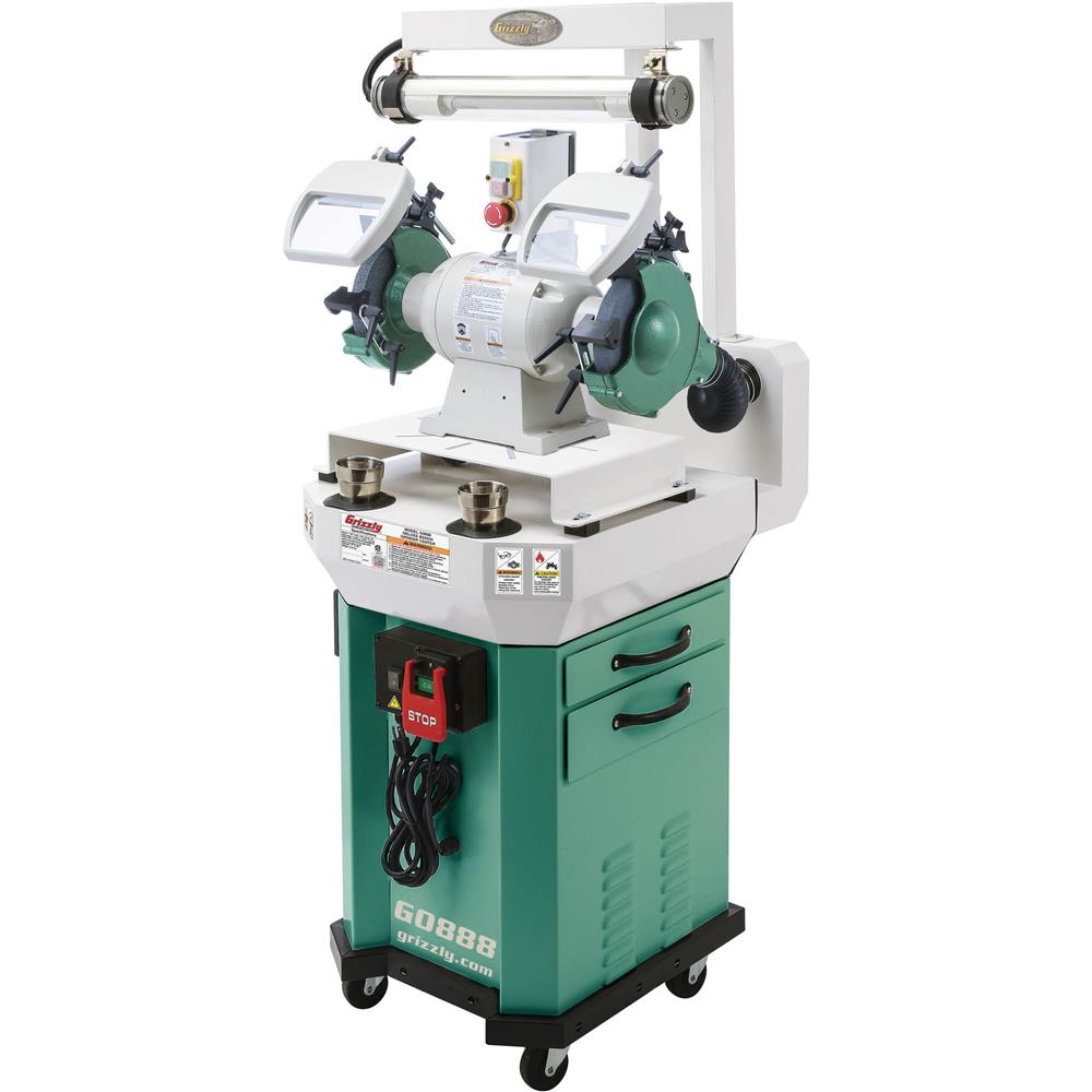 Deluxe Buffer Grinder Stand and Workstation