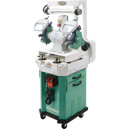 Deluxe Buffer Grinder Stand and Workstation