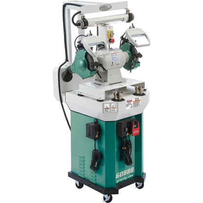 Deluxe Buffer Grinder Stand and Workstation