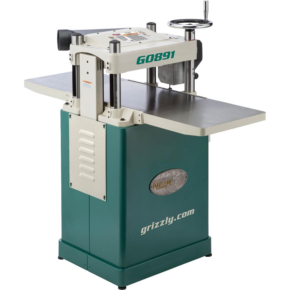 15" 3 HP Fixed-Table Planer with Helical Cutterhead