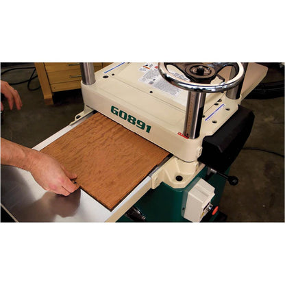 15" 3 HP Fixed-Table Planer with Helical Cutterhead