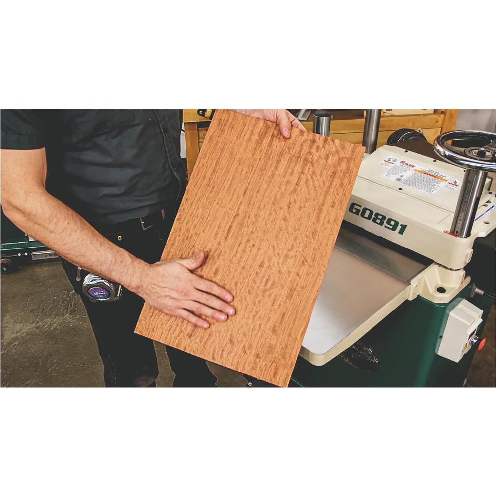 15" 3 HP Fixed-Table Planer with Helical Cutterhead